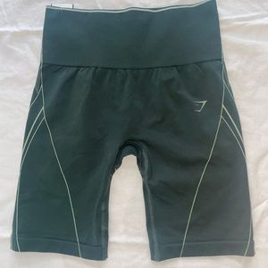 Green Gymshark Biker shorts